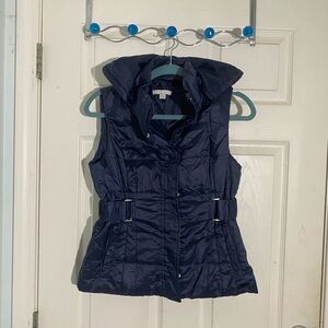 New York & Co. navy puffer vest